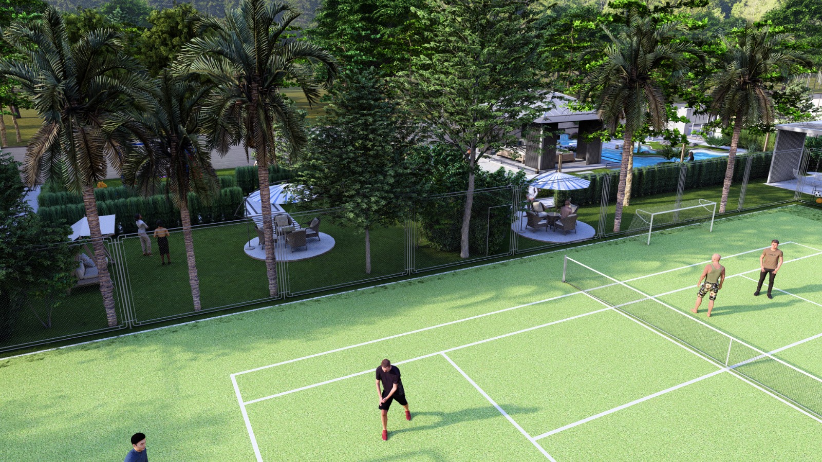 রিসোর্ট বাহ্যিক দৃশ্য ১