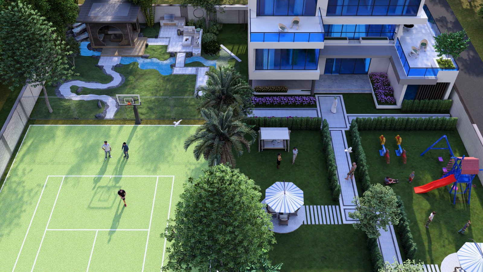 টেনিস কোর্ট ৩